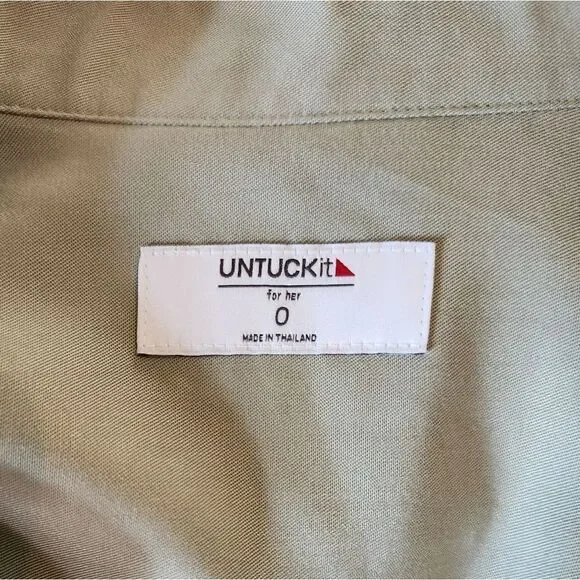 Untuckit Olivia Shirt Dress Size 0 - Picture 6 of 7